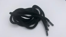 Load image into Gallery viewer, Black chunky shoelaces, 8 mm Thick, 130 cm for any Sneakers