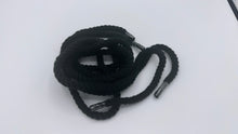 Load image into Gallery viewer, Black chunky shoelaces, 8 mm Thick, 130 cm for any Sneakers