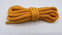 Load image into Gallery viewer, Yellow chunky shoelaces, 8 mm Thick, 130 cm for any Sneakers