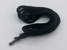Load image into Gallery viewer, Black chunky shoelaces, 8 mm Thick, 130 cm for any Sneakers