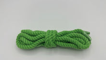 Load image into Gallery viewer, Green chunky shoelaces, 8 mm Thick, 130 cm for any Sneakers accessory