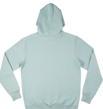 Load image into Gallery viewer, Blue Hoodie Cestfade emblem design with white flock print