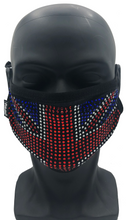 Charger l'image dans la galerie, Half Face Mask - Country - Great Britain - Rhinestone