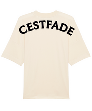 Charger l'image dans la galerie, Cestfade acronym oversized T-shirt in a very light brown