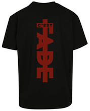 Charger l'image dans la galerie, Classic logo print T-shirt - red on black tee