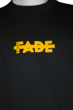 Charger l'image dans la galerie, Cestfade small logo print on Black oversized T-shirt yellow print