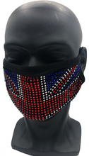 Charger l'image dans la galerie, Half Face Mask - Country - Great Britain - Rhinestone