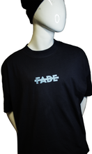 Charger l'image dans la galerie, Cestfade small logo print on Black oversized T-shirt blue print