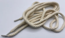 Load image into Gallery viewer, Beige chunky shoelaces, 6 mm Thick, 140 cm for any Sneakers