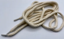 Load image into Gallery viewer, Beige chunky shoelaces, 6 mm Thick, 140 cm for any Sneakers