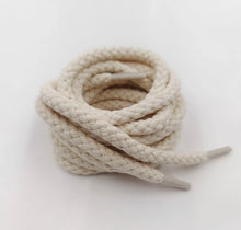 Load image into Gallery viewer, Beige chunky shoelaces, 6 mm Thick, 140 cm for any Sneakers