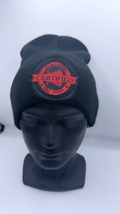 Certified self made woolly hat