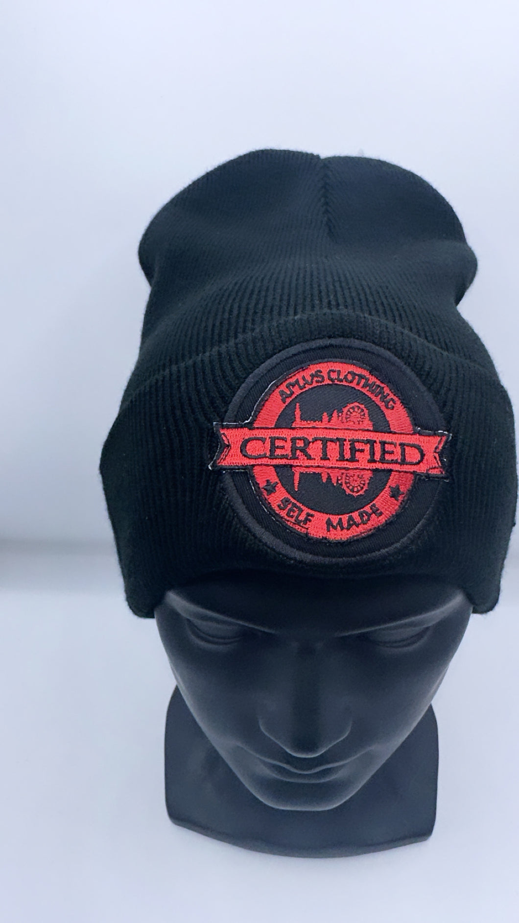 Certified self made woolly hat