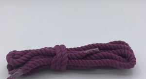 Purple chunky shoelaces, 8 mm Thick, 130 cm for any Sneakers accessory
