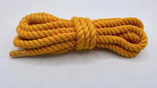 Load image into Gallery viewer, Yellow chunky shoelaces, 8 mm Thick, 130 cm for any Sneakers accessory
