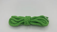 Charger l&#39;image dans la galerie, Green chunky shoelaces, 8 mm Thick, 130 cm for any Sneakers accessory
