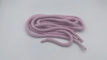 Load image into Gallery viewer, Light pink chunky shoelaces, 8 mm Thick, 130 cm for any Sneakers accessory

