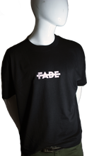 Load image into Gallery viewer, Cestfade small logo print on Black oversized T-shirt white print
