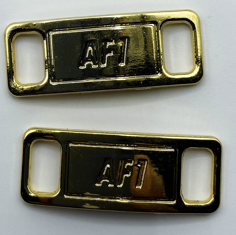 Gold airforce 1 tag 1 pair - Sneakers accessory