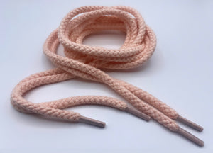 Pink chunky Rope shoelaces, 8 mm Thick, 140 cm for any Sneakers