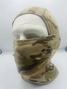 Brown Desert camouflage balaclava brown - full face mask
