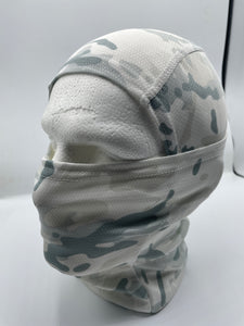 White - snow camouflage balaclava - full face mask