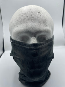 Speckle black balaclava - full face mask