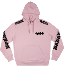 Load image into Gallery viewer, Pink Hoodie PATTERN design with Black print
